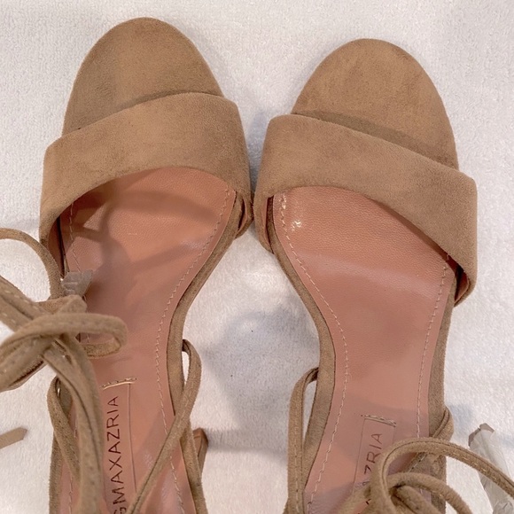BCBG Max Azria suede lace-up heels New, unworn sample - Picture 3 of 7